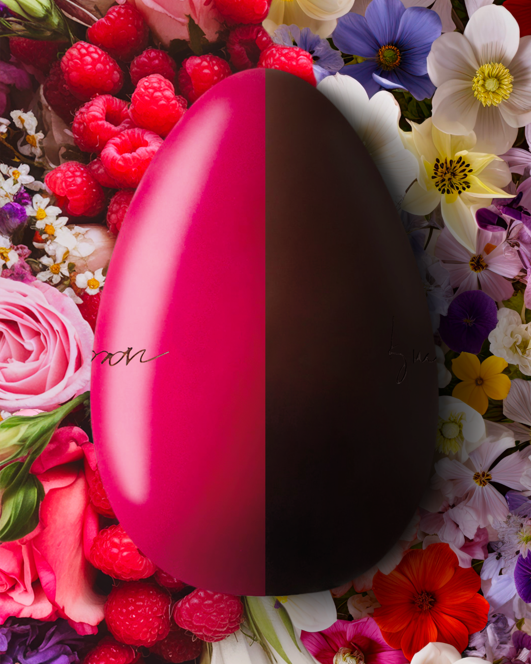 Egg Signed Double Taste Dark Chocolate and Raspberry - Limited Edition