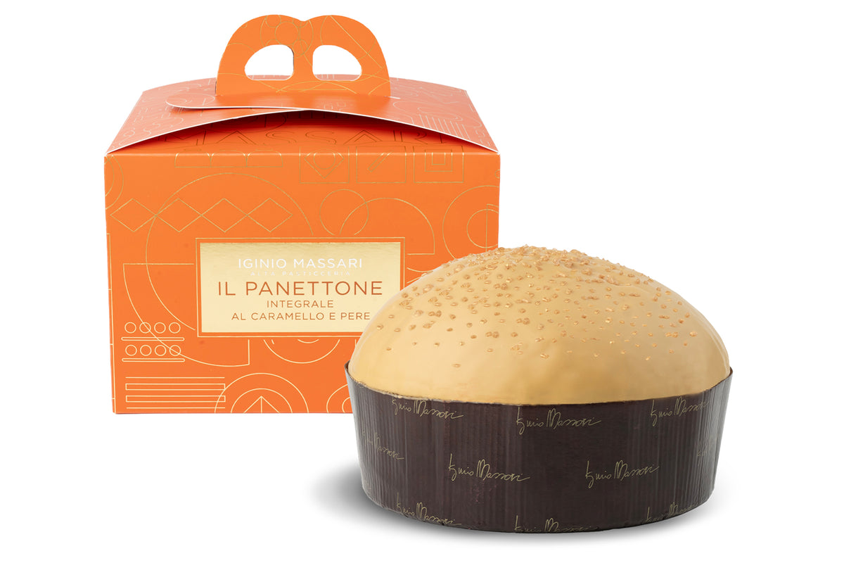 Wholewheat Panettone with Caramel and Pears - Limited Edition