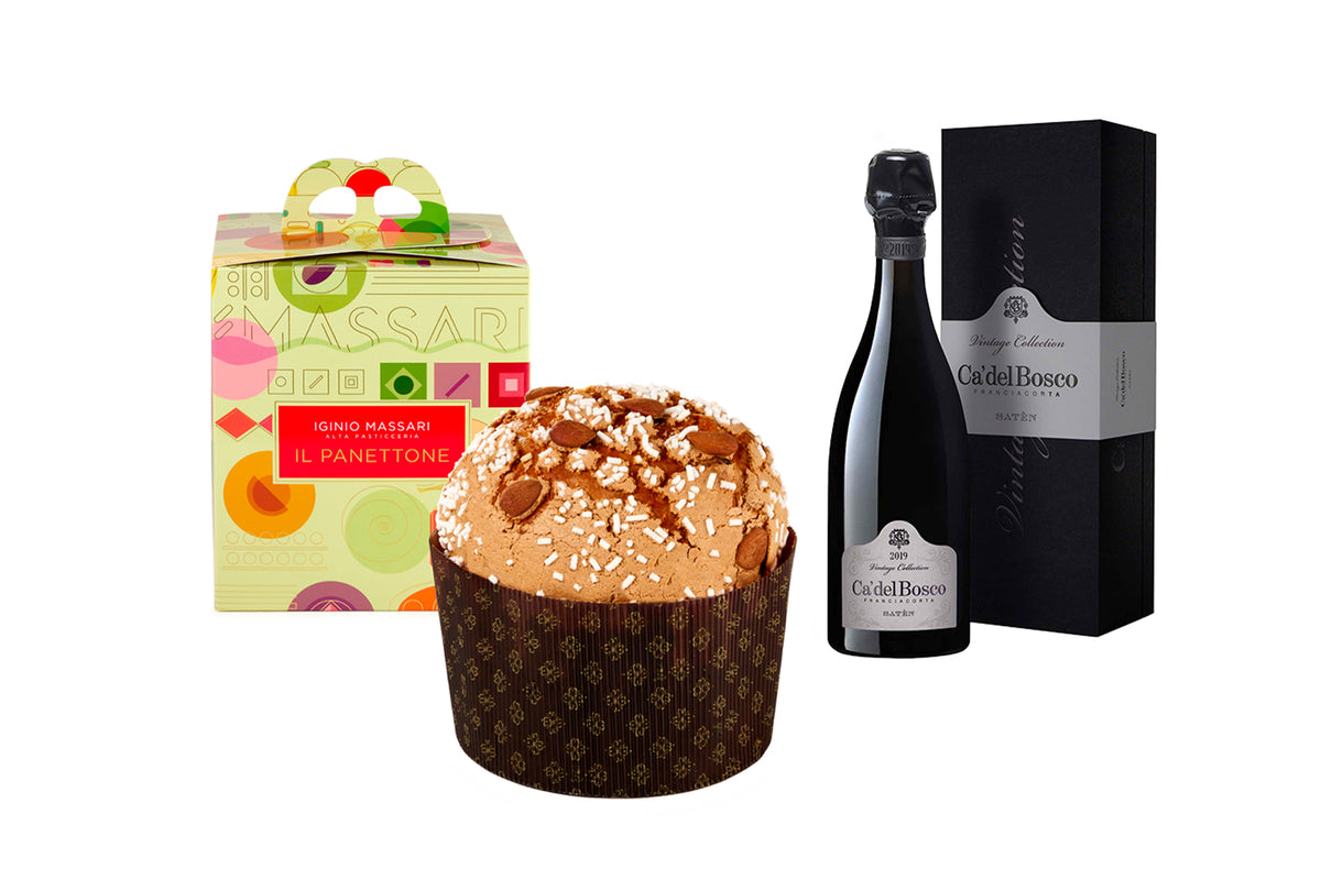 Box Regalo - Panettone e Cà del Bosco Satèn