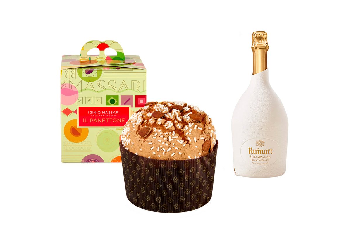 Geschenkbox - Panettone und Ruinart